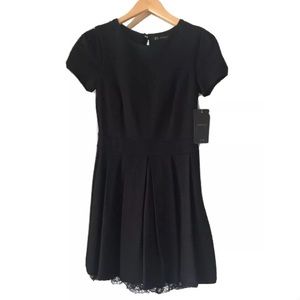 Zara Trafaluc Mini Dress with Lace Hem